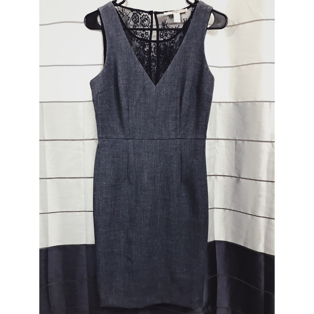 F21 Contemporary: Plunge-Neck Midi Dress
